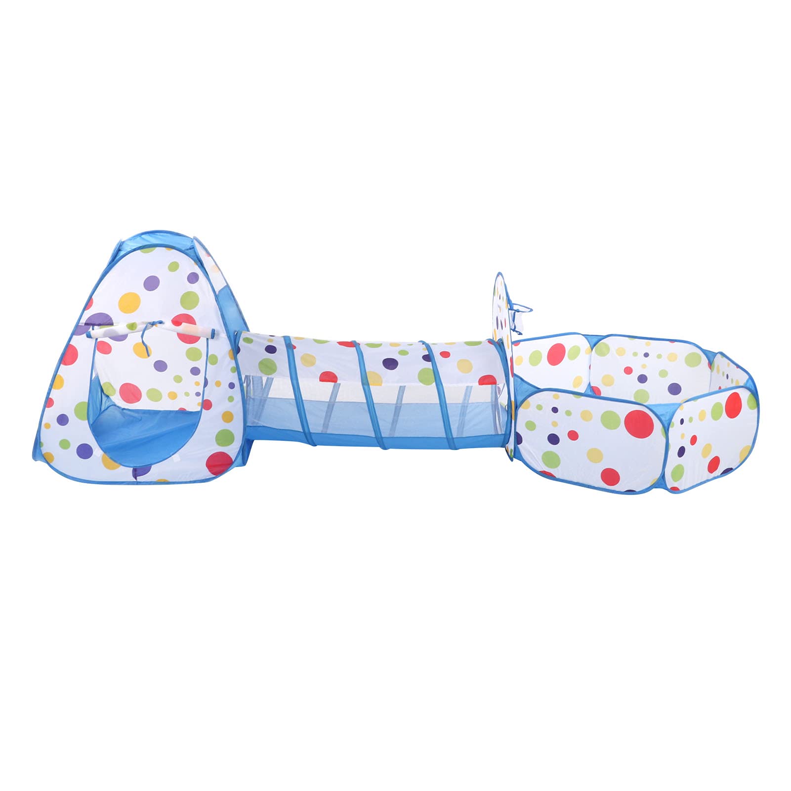 Tende da Gioco per Bambini, Accogliente e Durevole Casetta da Gioco per Interni Ed Esterni con Tunnel di Scansione per Bambini Piccoli e Neonati, Set da 3 Pezzi