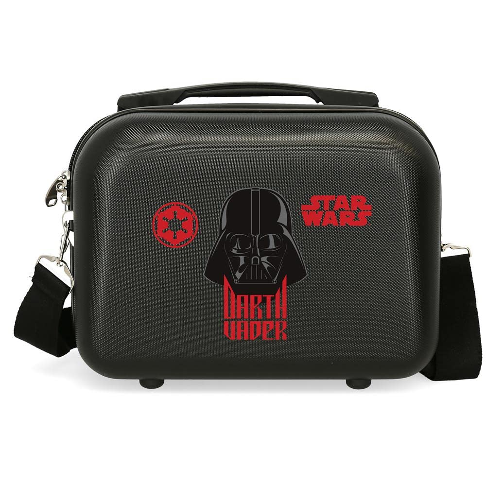 Star Wars Characters Walizka Dziecięca Rozmiary Twarde ABS Zamek Kombinowany Boczny 4 Koła Podwójne Koła Bagaż Ręczny, Darth Vader, Talla única, Kosmetyczka