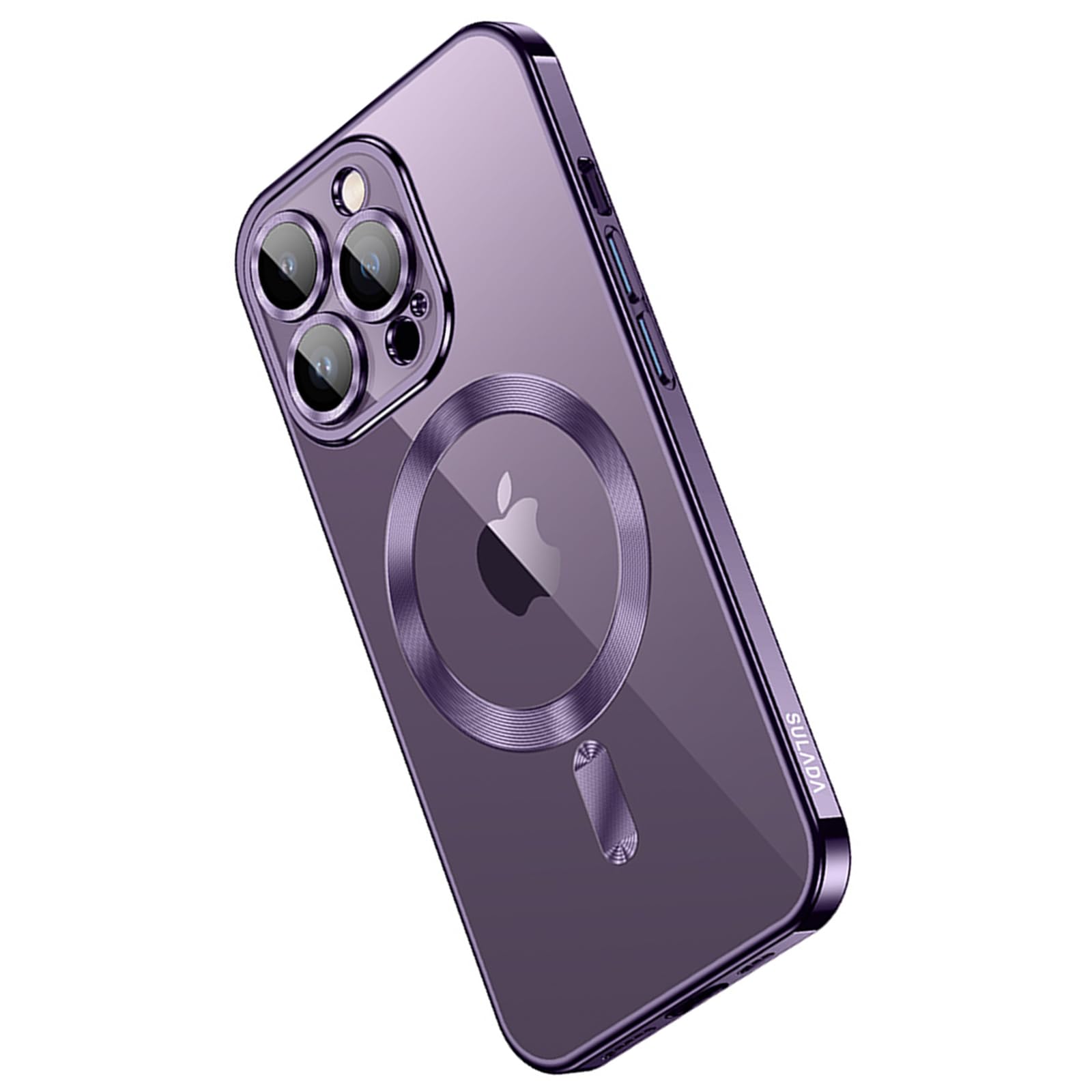 Coque iPhone 15 Plus MagSafe violette avec protection d objectif photo - 8