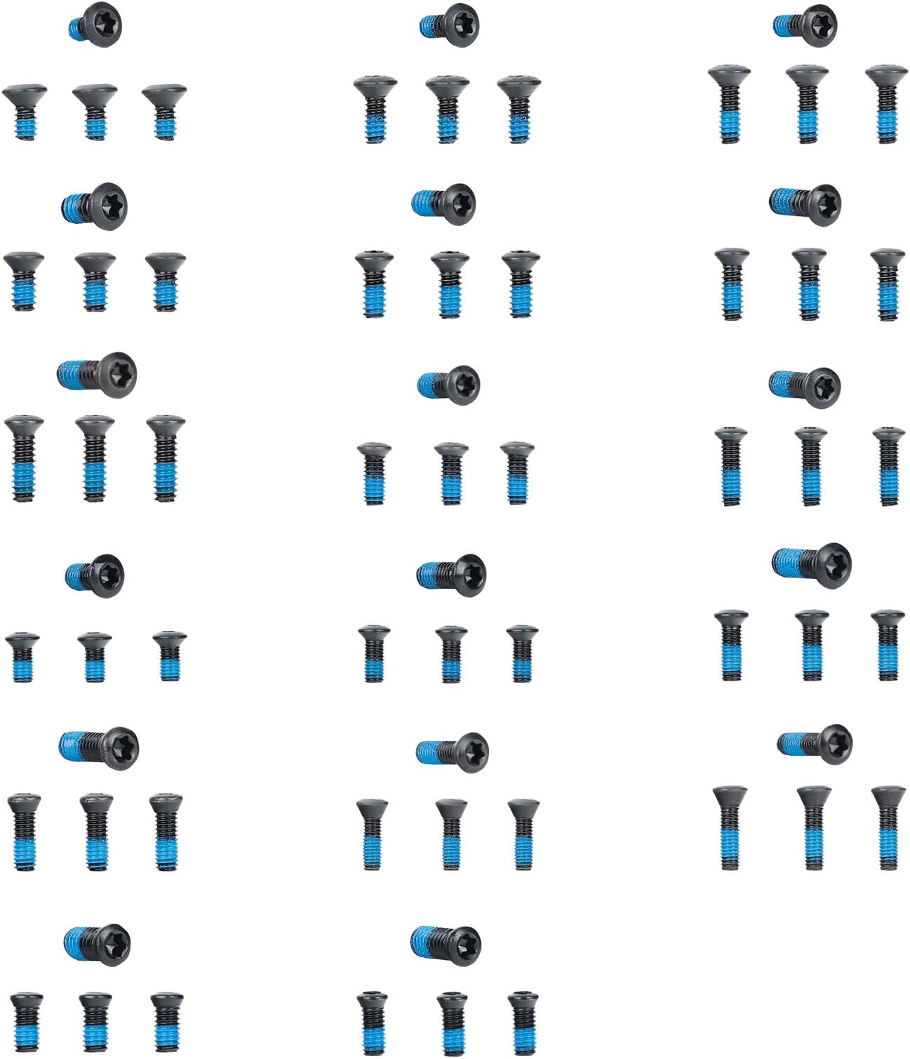 Screw Set 68 Pcs for Red Dot Sight Optics and Mount Includes #6-48#4-40#6-32#6-40 M3 M3.5 and M4 Screw Types 7 Sets of Screws 4 in Each Set
