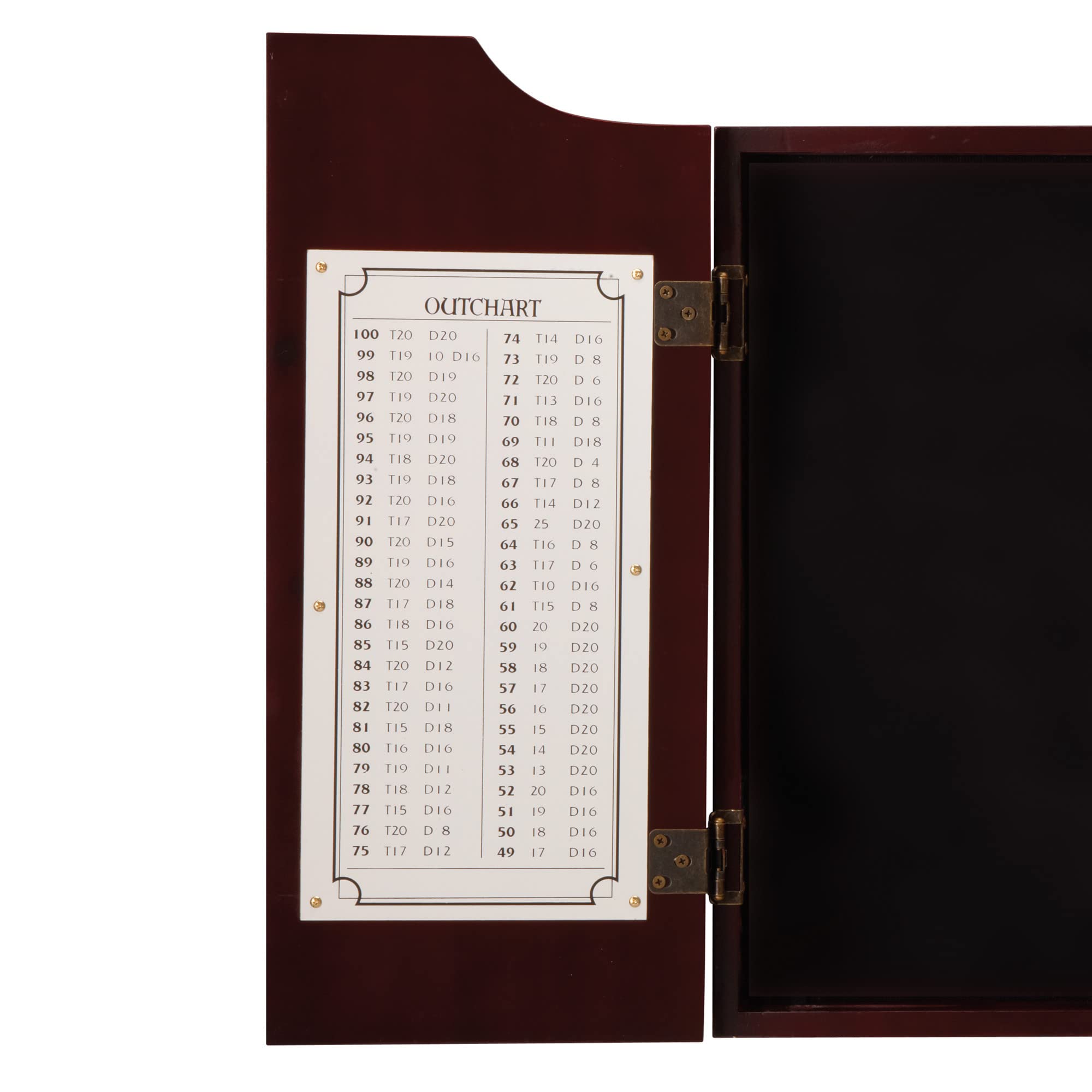 Viper Hudson Sisal/Bristle Steel Tip Dartboard Cabinet