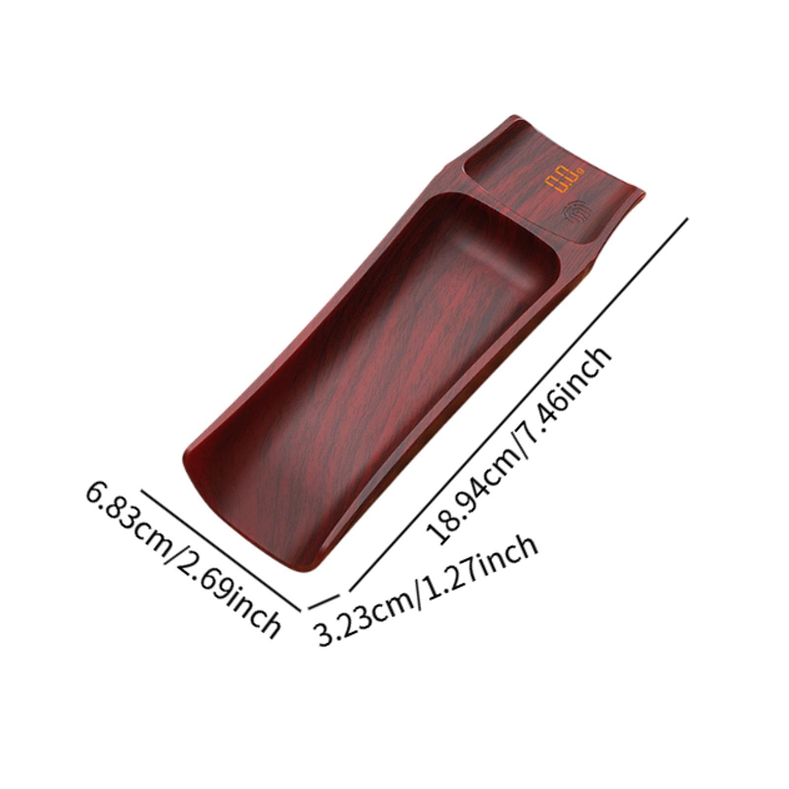 Balance électronique Compacte, Idéale pour Le Thé Ou Le Café. Offrez-Vous Une Petite Balance Multifonctionnelle Légère et Pratique pour Le Bureau, Rouge