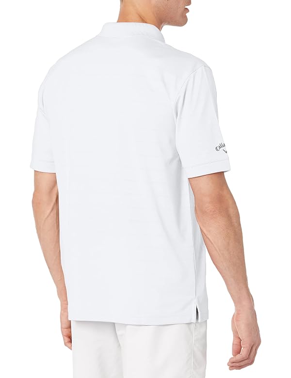 Callaway Men's Short Sleeve Opti-Dri Performance Golf Polo Shirt, Stretch, Moisture-Wicking (Available in Big & Tall), White, 3X-Large by Callaway - Used condition - Image 2