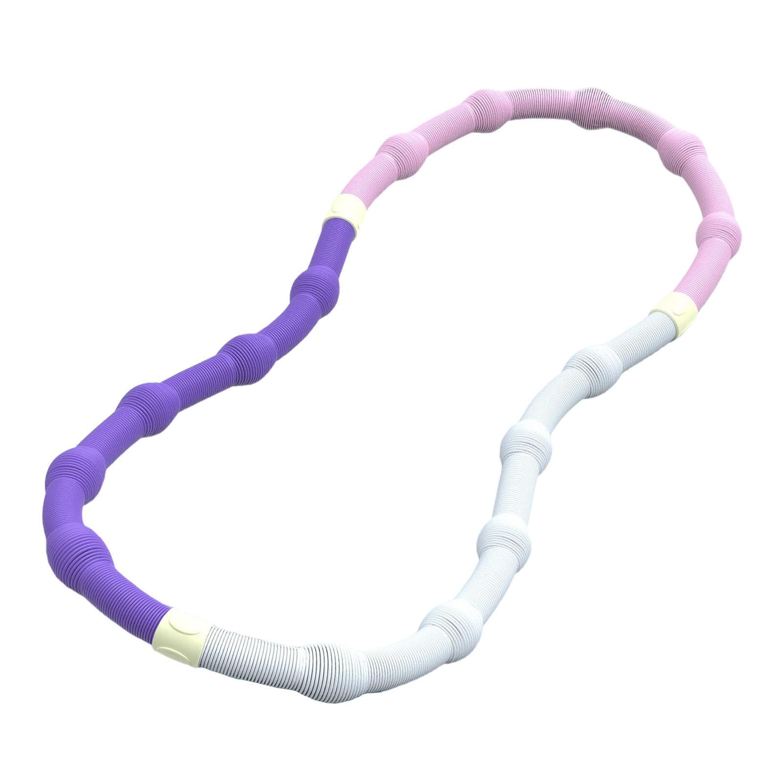 Cerchio per Esercizi Fitness, Accessorio Fitness, Anello Massaggiante in PVC con Molla, Attrezzatura per Ginnastica Addominale, Adatto a Donne E Uomin