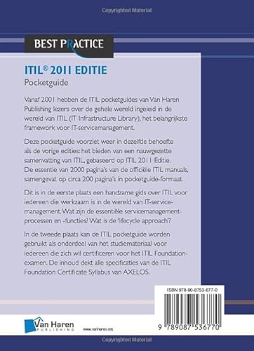 Itil Pocket Guide 2011: 2011 editie