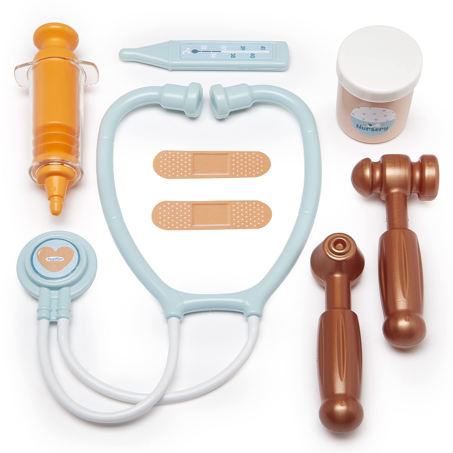 Valisette Docteur Ecoiffier – 17 Pièces, Dès 18 Mois, Fabriqué En France – Jeu D’imitation Médical !