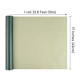 NESCCI Dark Green Matte Wrapping Paper,Solid Color Pearly-Lustre Paper,Gift Wrapping Paper,Perfect for Wedding,Valentine\'s Day,Birthday, Christmas,Baby Shower,DIY Bouquet (17 Inches X 32.8 Feet)