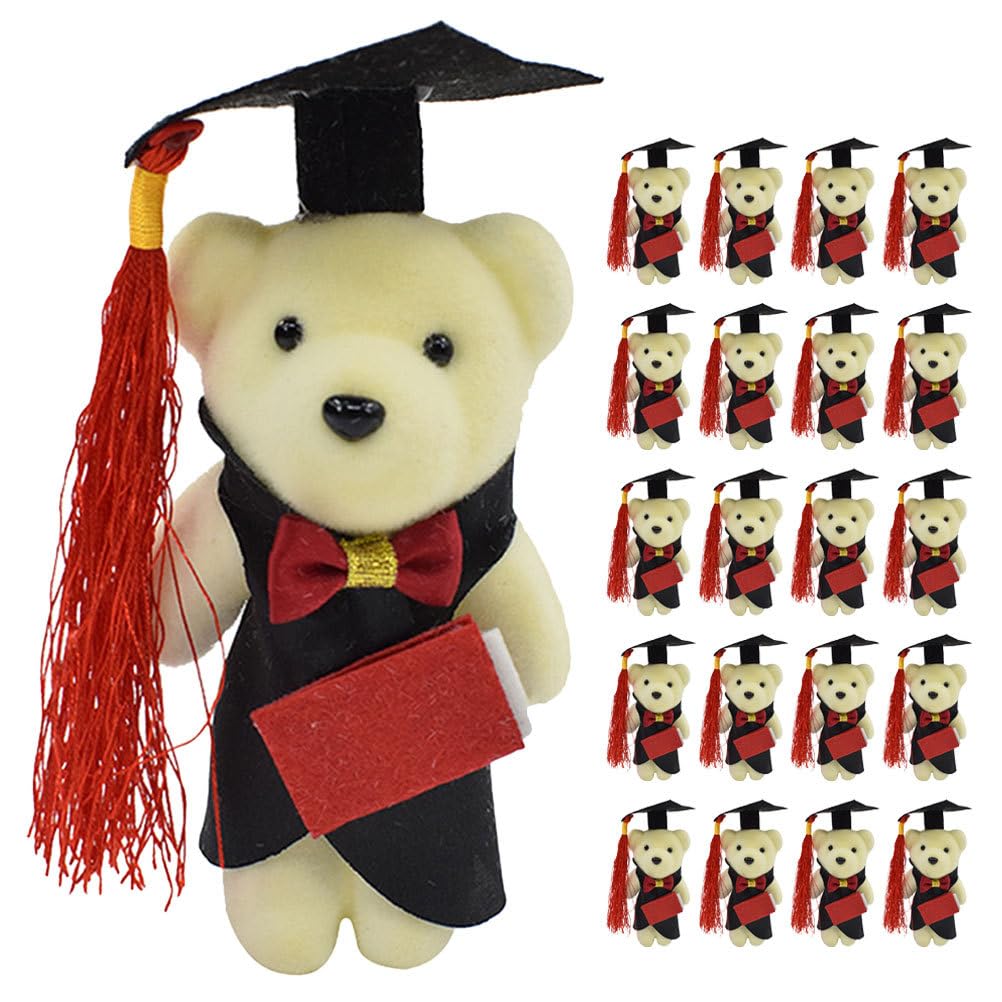 BESPORTBLE 24Pcs Graduation Bear Plush present