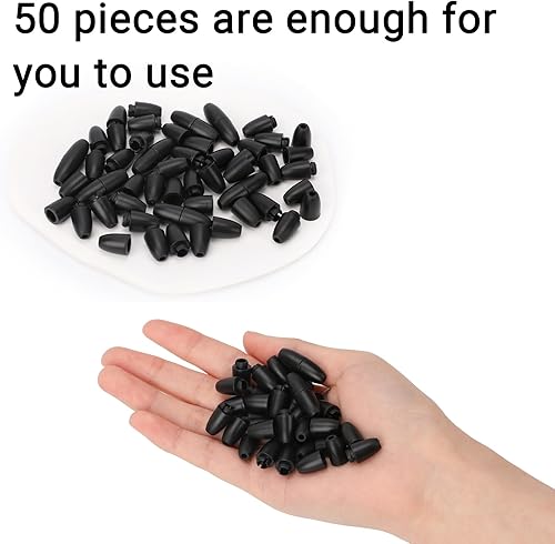 Miniatura 5 de 50 juegos de cierres separables para collares, cierres de plástico, cierres de seguridad, conectores de barril de cuentas de plástico para