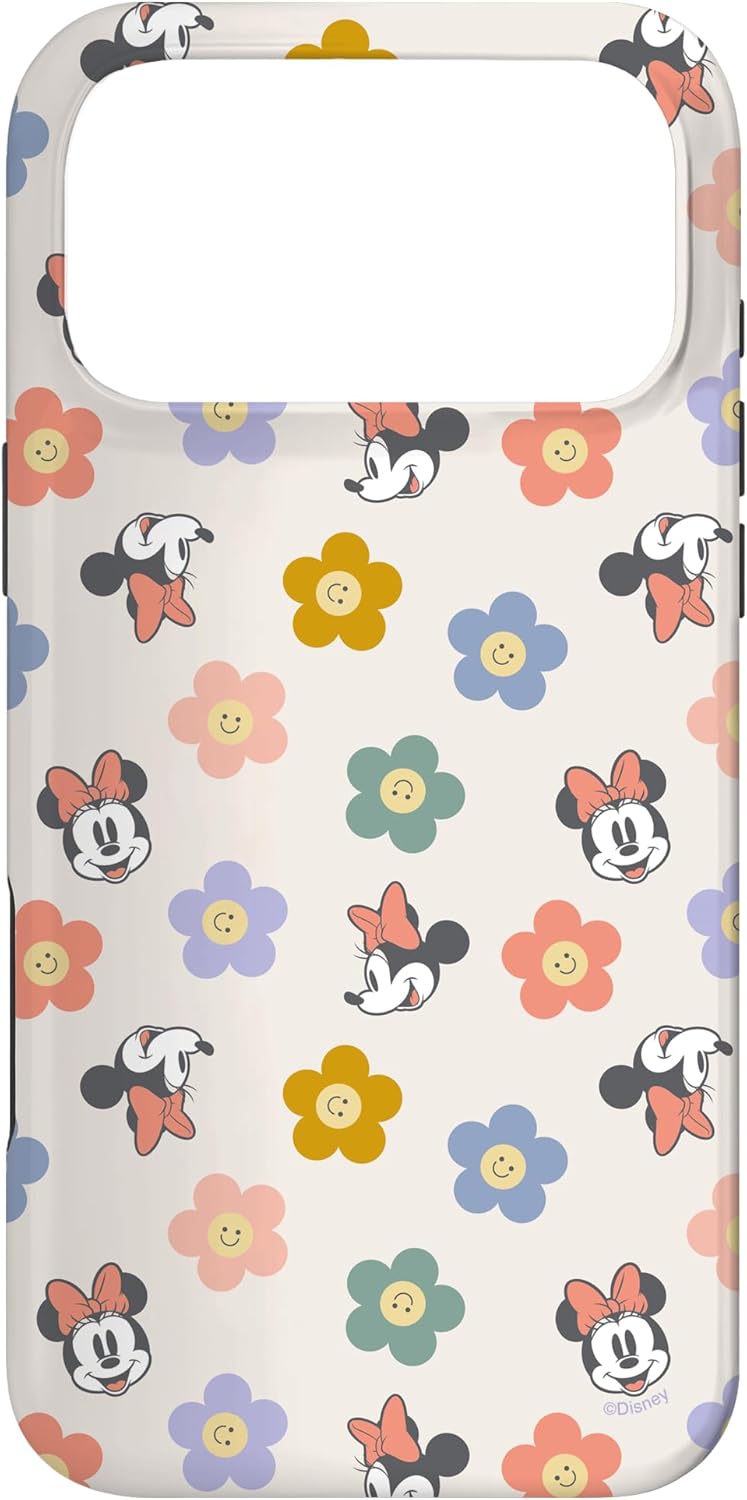 Disney Minnie Mouse Springtime Flowers and Happy Smiles Case for iPhone 17 Pro Max