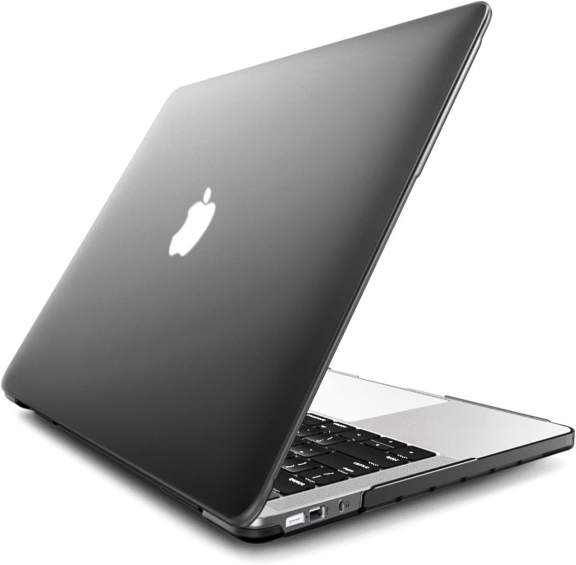 MacBook Air 13 Case, noximi Soft Touch Plastic Hard Case for MacBook Air 13.3" (A1466 & A1369) (Black)