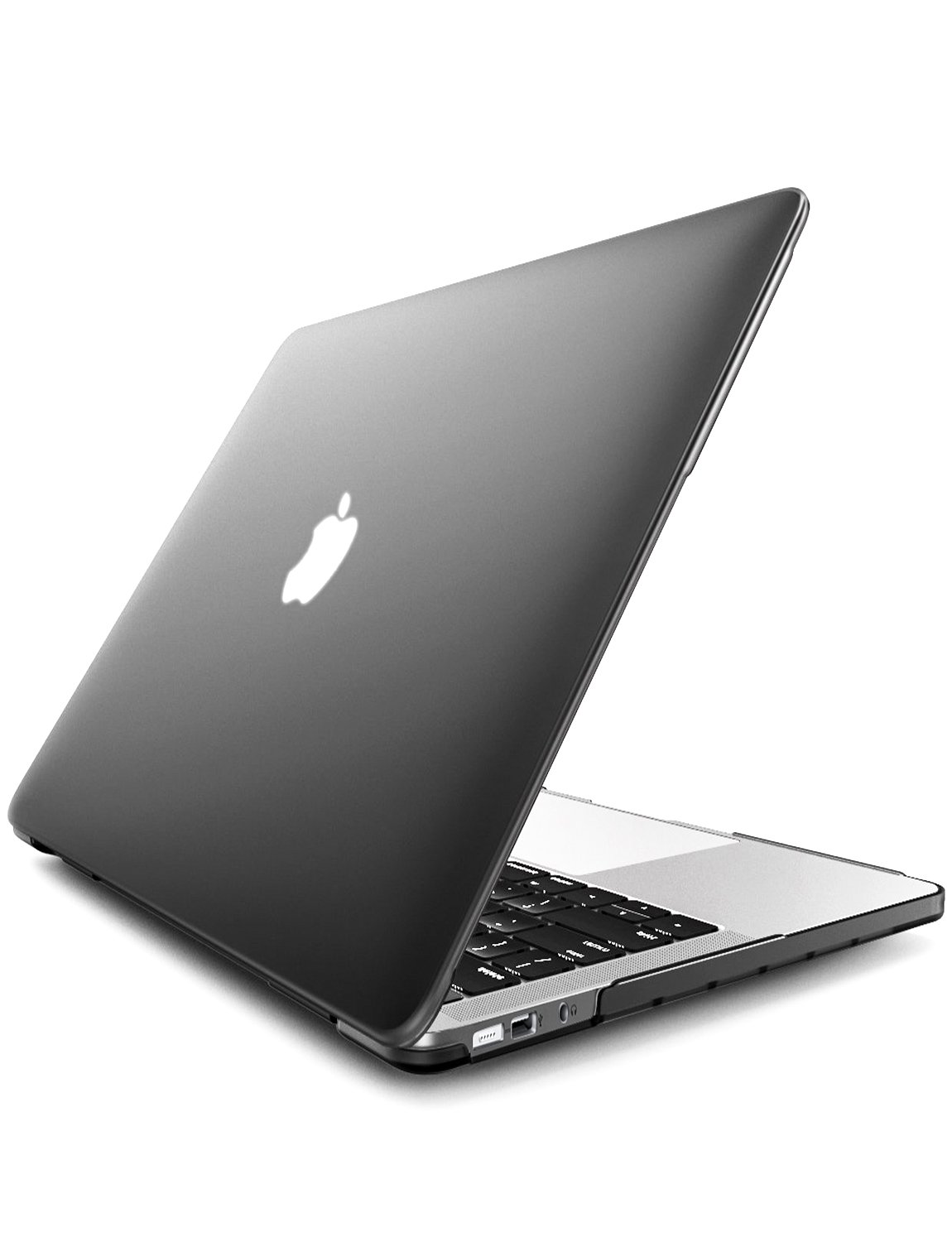 MacBook Air 13 Case, noximi Soft Touch Plastic Hard Case for MacBook Air 13.3" (A1466 & A1369) (Black)