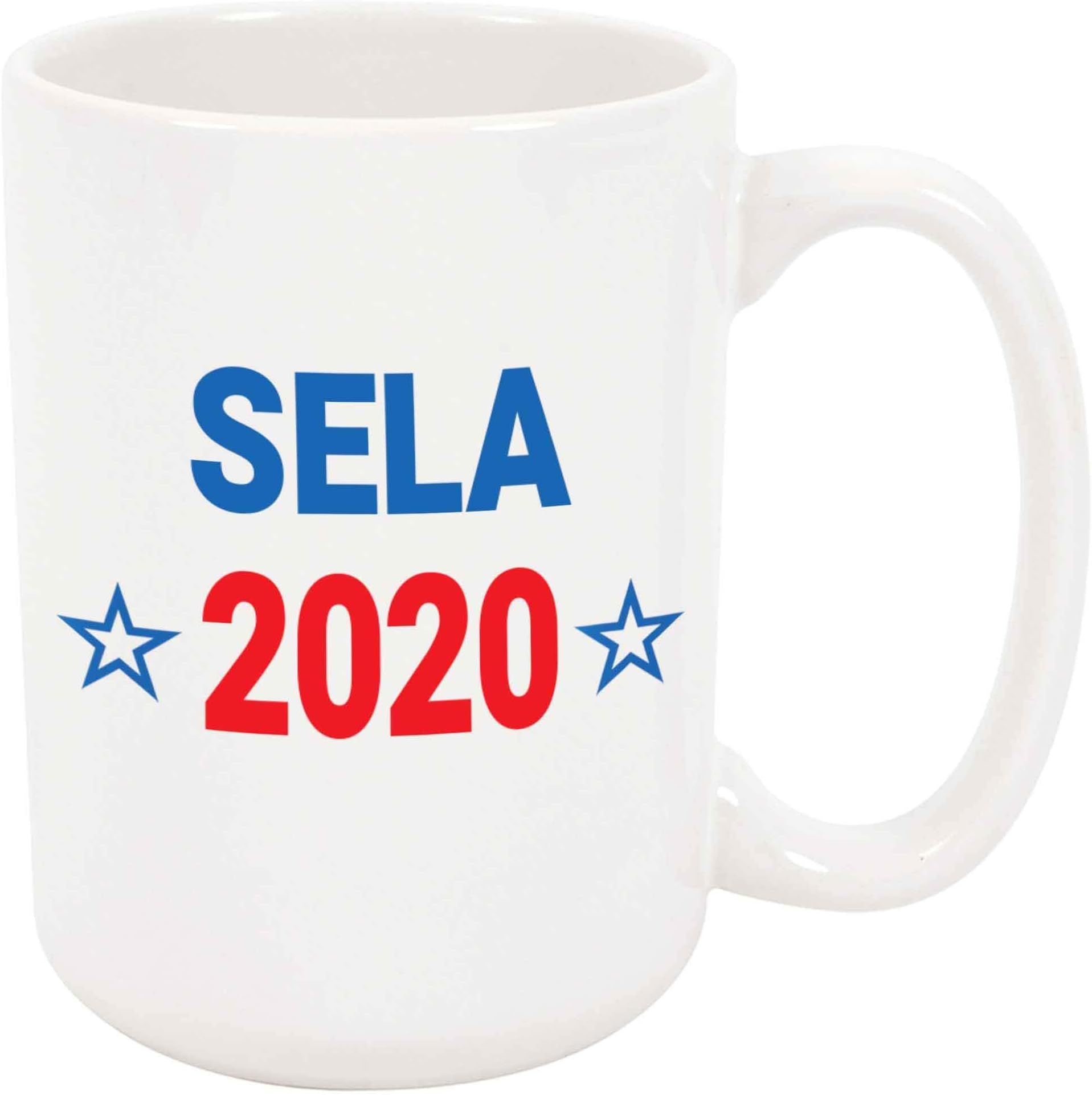 Sela 2020 Coffee Mug - Personalized Ceramic Cup with Name, Custom Mug, Customized Birthday/Christmas Gift, Holiday Present, 11 Oz