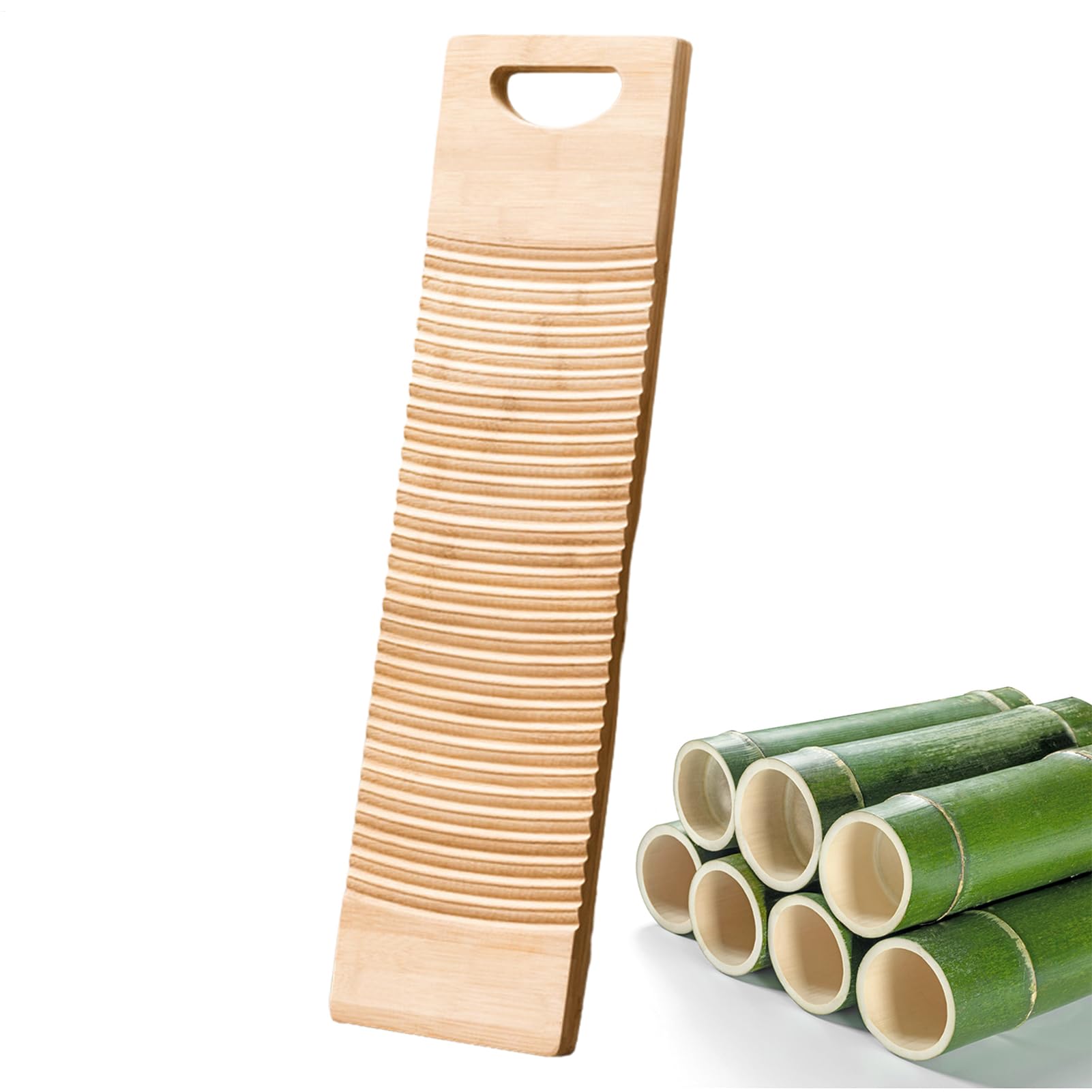 Tavola per la pulizia della lavanderia – tagliere in legno | Tagliere per | lavare le mani con motivo ondulato, pulizia del bucato per la casa e la scuola, tavola