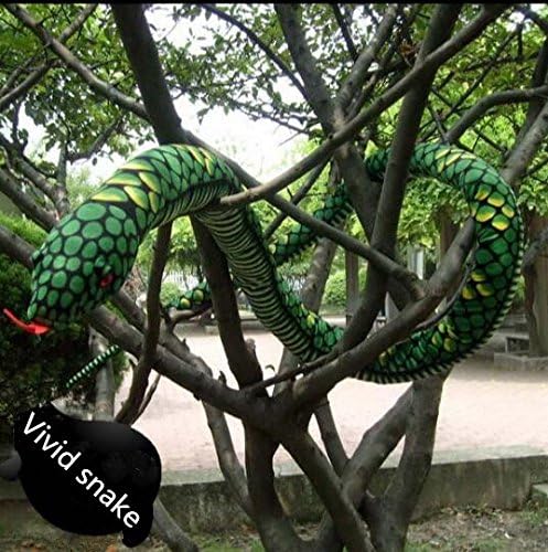 Miniatura 9 de A-cool Boa Constrictor gigante de peluche de serpiente suave (verde (70 pulgadas  70.9 in)
