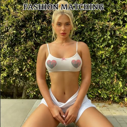 Image of Glitters Pasties Rave Pack Nipple Covers Stickers Disposable Sticky Breast Petals Bra for Women Rave Outfit Party