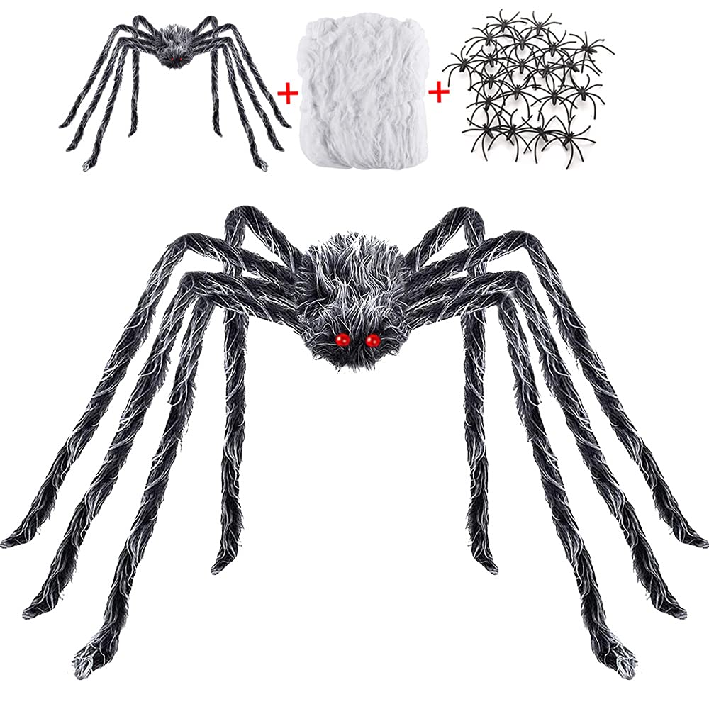 Buy Sugaroom 79" Giant Spider Halloween Decorations, Realistic