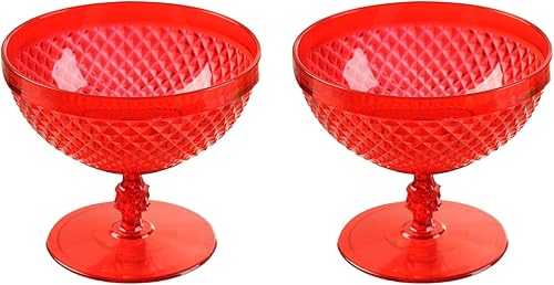 Miniatura 3 de GRUPO MIRANDINHA 2 Cuenco de helado de Boston acrílico Tazón de postre Taza de helado Taza de postre 8.5 fl oz 8.5 fl oz (verde)