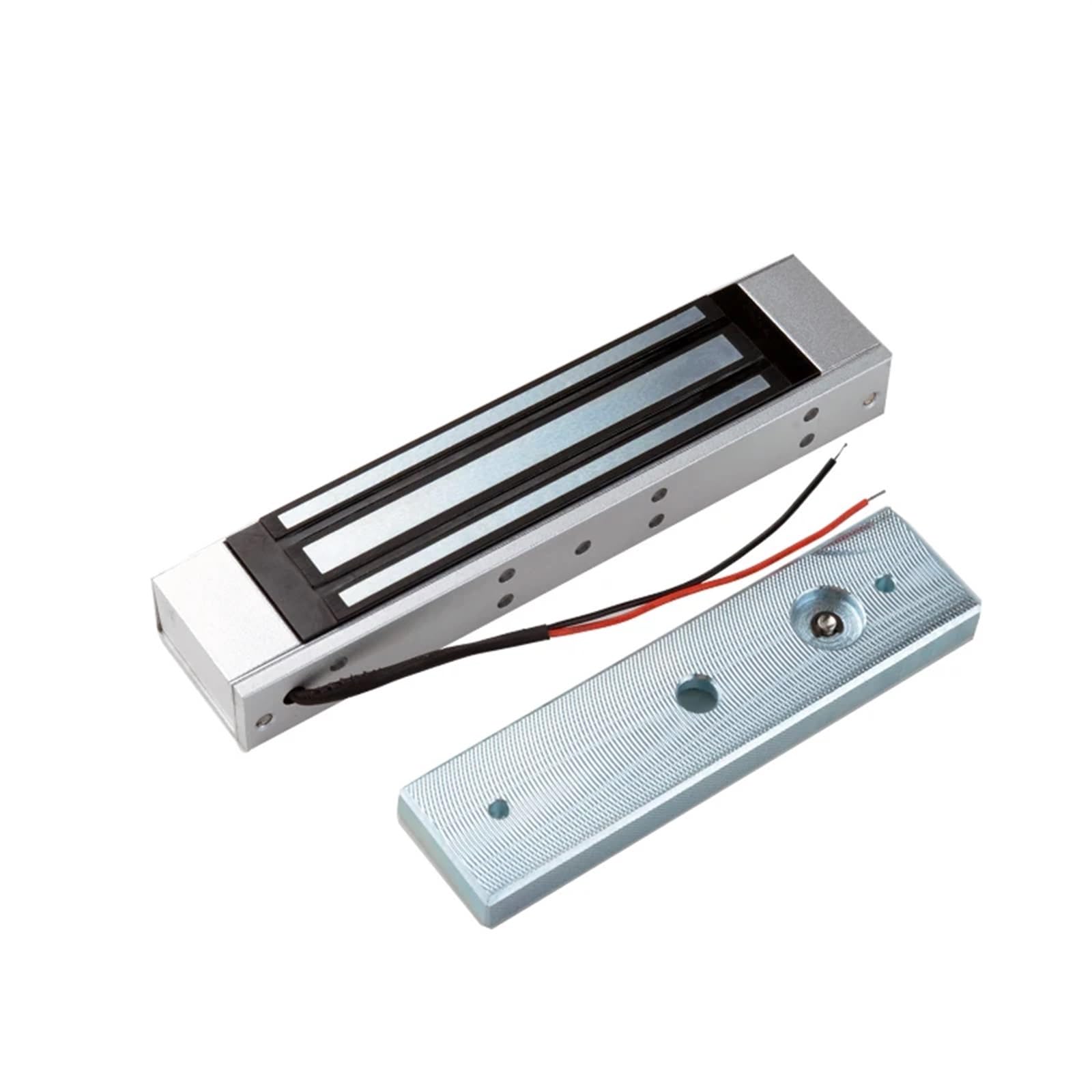 Cerradura magnética eléctrica de 180 kg, cerradura electrónica electromagnética for puerta, a prueba de fallos, CC 12 V/CC 24 V for de control de acceso(180KG-M)