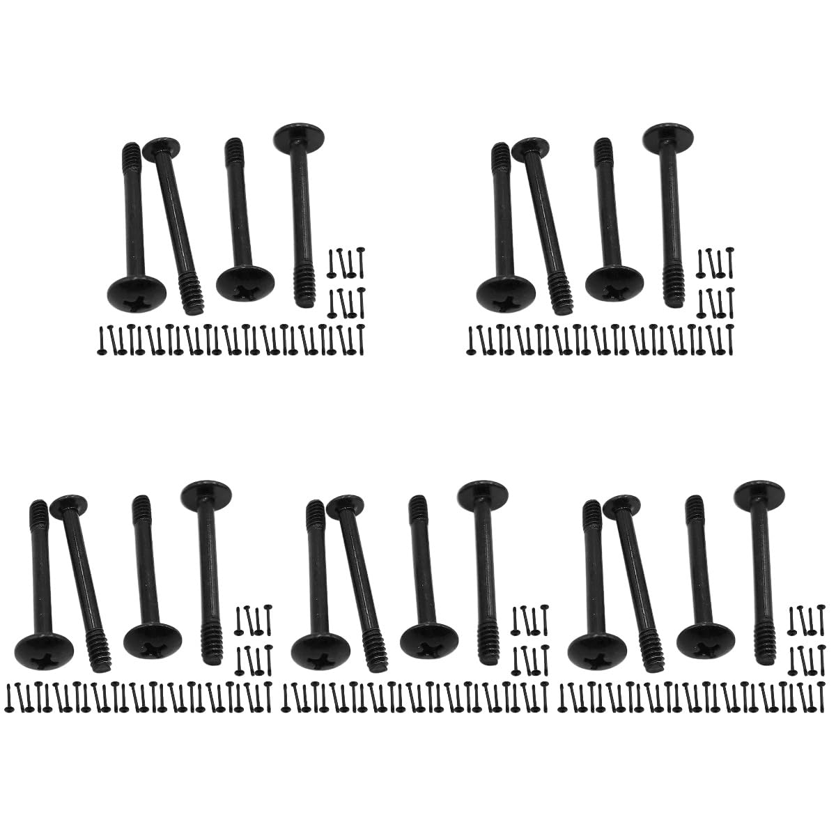 NUOBESTY 5 Set Viti Sostituzione Per Ventole Pc Viti Per Raffreddamento Chassis Facili Installare Resistenti Ruggine Compatibili Con Ventole Diverse 50 Pezzi*5