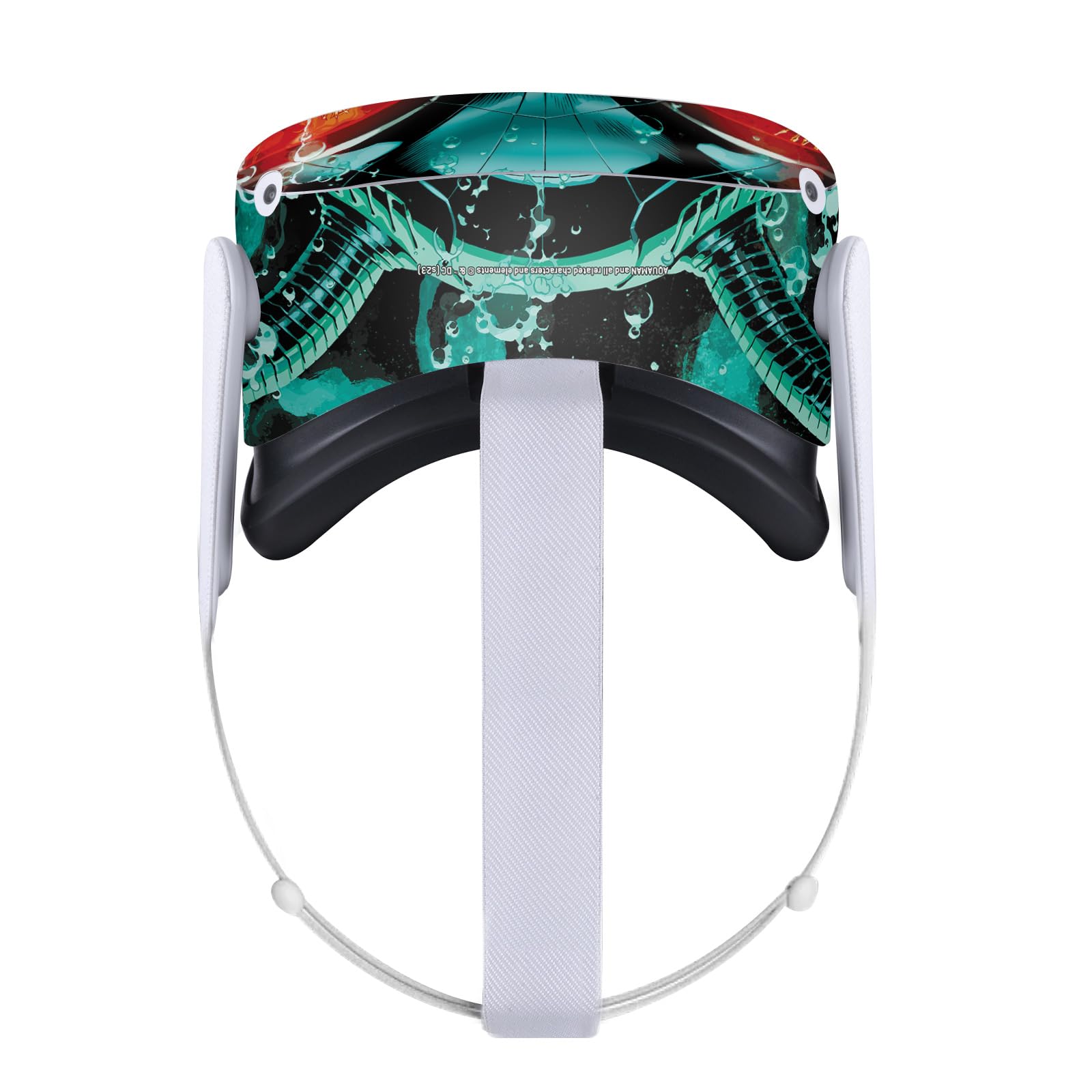 Head Case Designs Officially Licensed Aquaman DC Comics Black Manta Comic Book Cover Vinyl Sticker Skin Decal Cover Compatible with Meta Quest 2