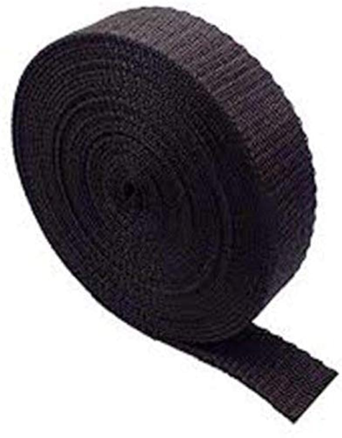 Bonnin 20mm 25mm 38mm and 50mm Polypropylene Nylon Bands Heavy Webbing Strap for DIY Craft Backpack Strapping Tape Lashing Apron Bunting, Black 1 and 5 Meters.(5, 20)