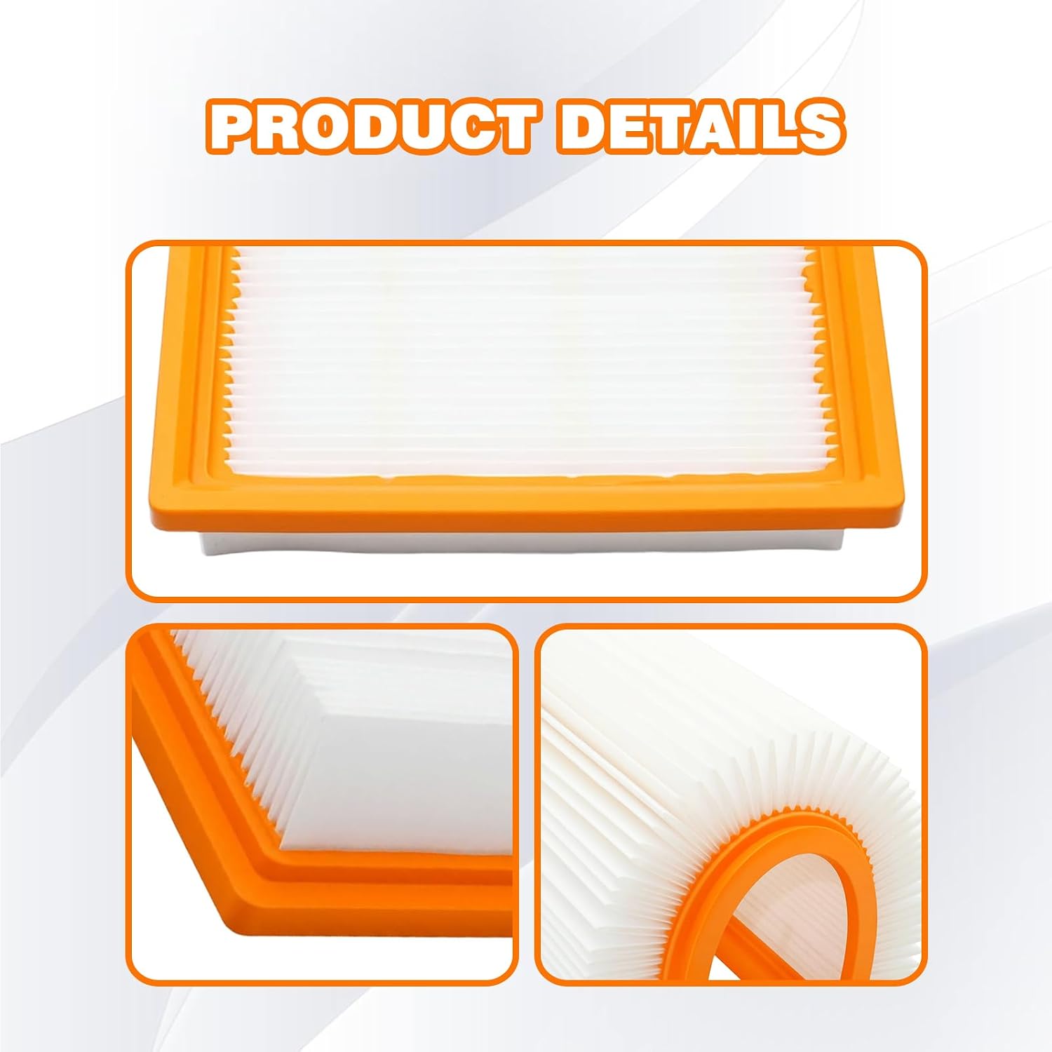 AVF0900 Vacuum for Filter for POWER+ Wet/Dry Vacuum Cleaner WDV0900