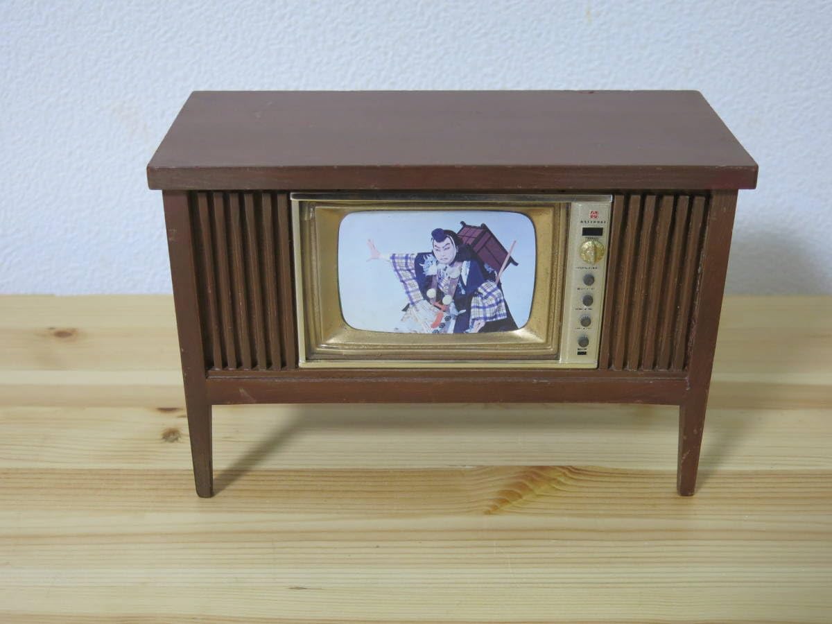 Amazon | ナショナル パナカラーテレビ オルゴール付 宝石箱 木製 