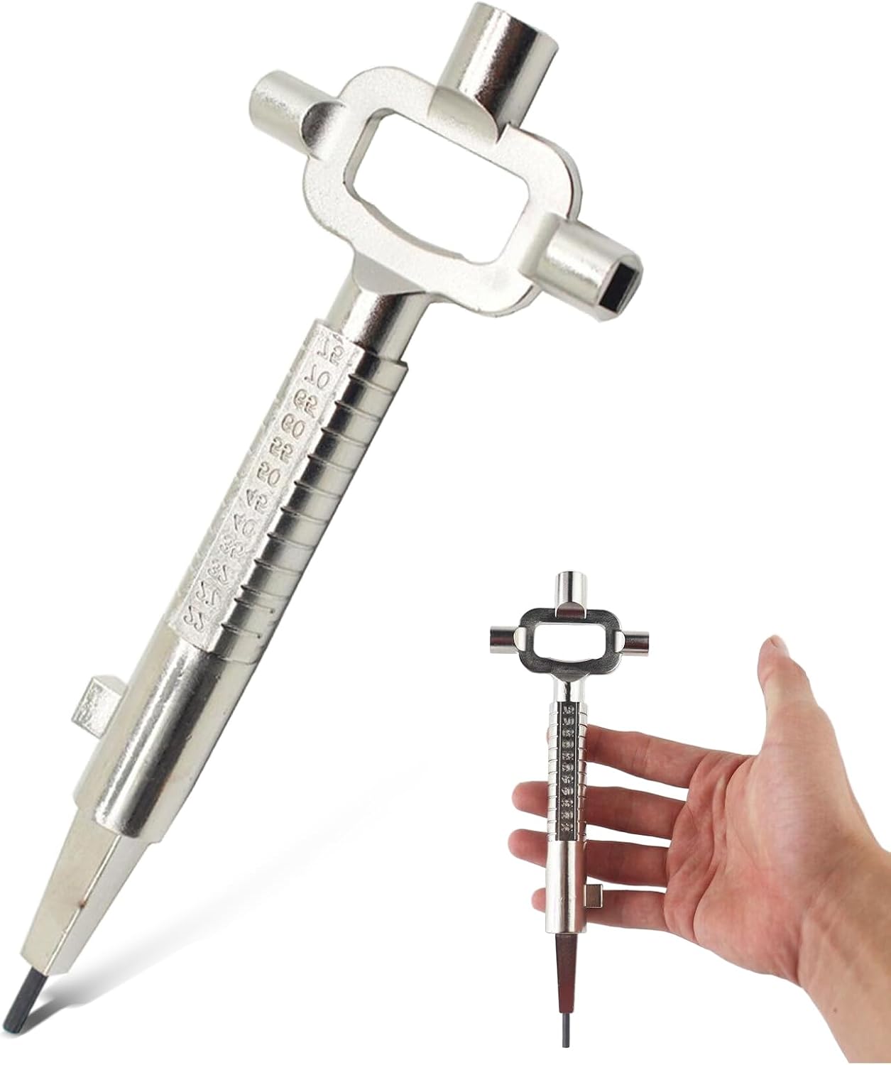 Chiave universale 6 in 1 per serrature e cantiere