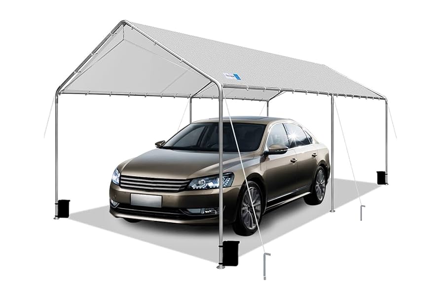 Amazon.com: Carport Canopy 10'x20' Heavy Duty Carport