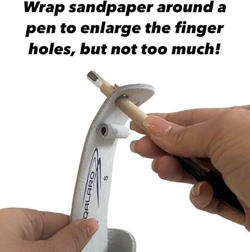 Miniatura 7 de QALARO Puños de doble hebilla para gimnasia de niñas, agarres de clavija, pulseras de 4 pulgadas, bolsa de agarre, puños de gimnasia para niñas,