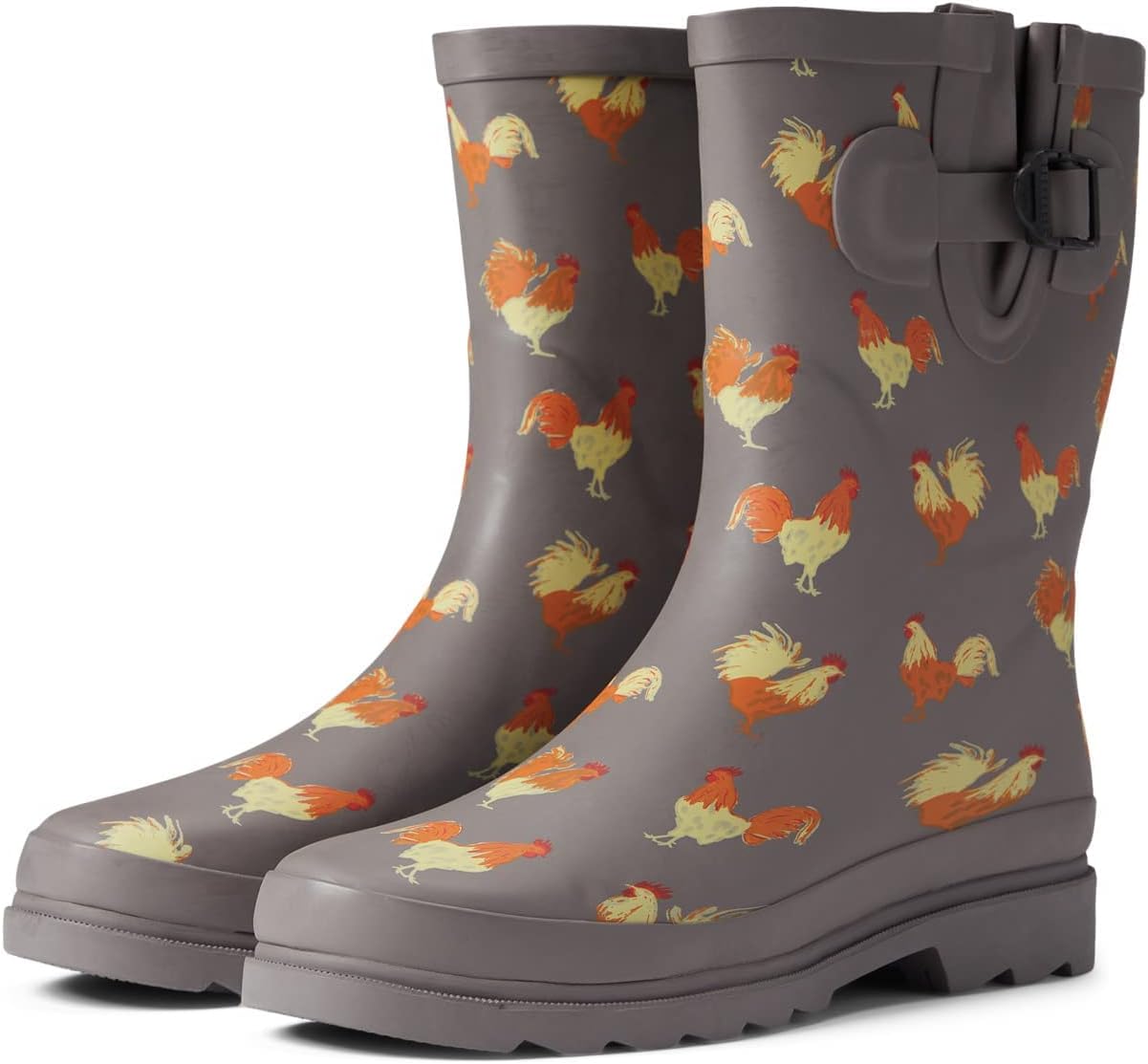 Western Chief Waterproof Mid Rain Boot Refined Roosters 7 M