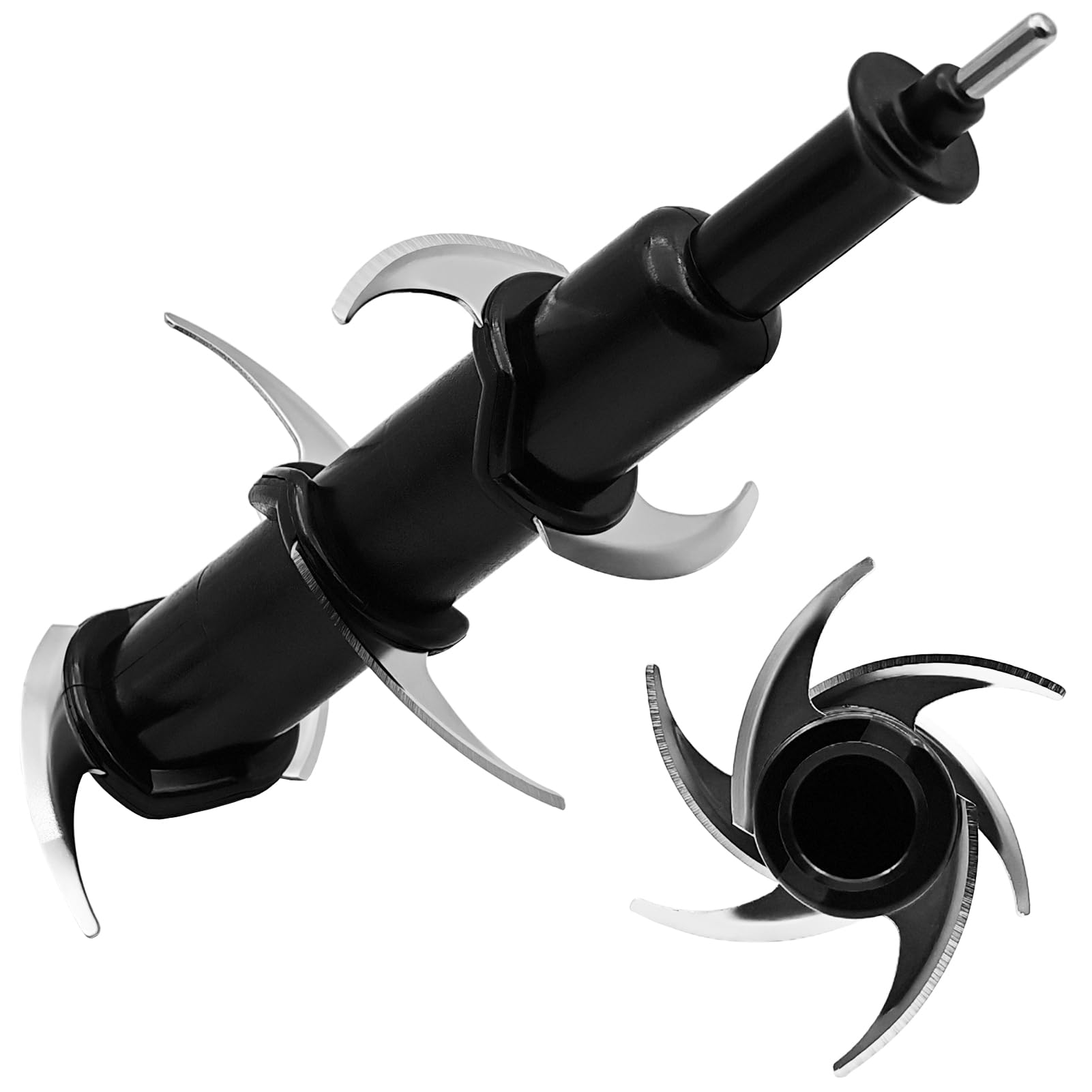 Kaluly Stacked Blade Replacement, Compatible with Ninja Auto-iQ 2-in-1 Blender BN750, BN800, BN750UK, BN800UK & Ninja 3-in-1 Food Processor BN800UK, BN800UKDBCP, BL642UK, BL682UK