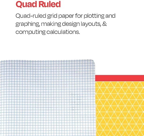 Miniatura 9 de Libro de composición cuadriculado School Smart de 100 hojas, tamaño 9-3/4" x 7-1/2"