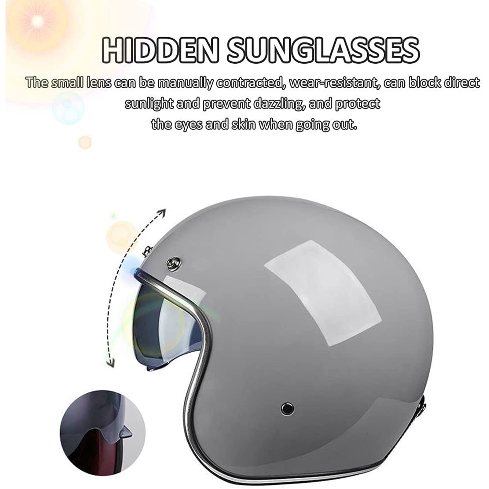 Casque De Moto Intégral Pour Homme Et Femme,approuvé DOT ECE,CYRIL- XJH