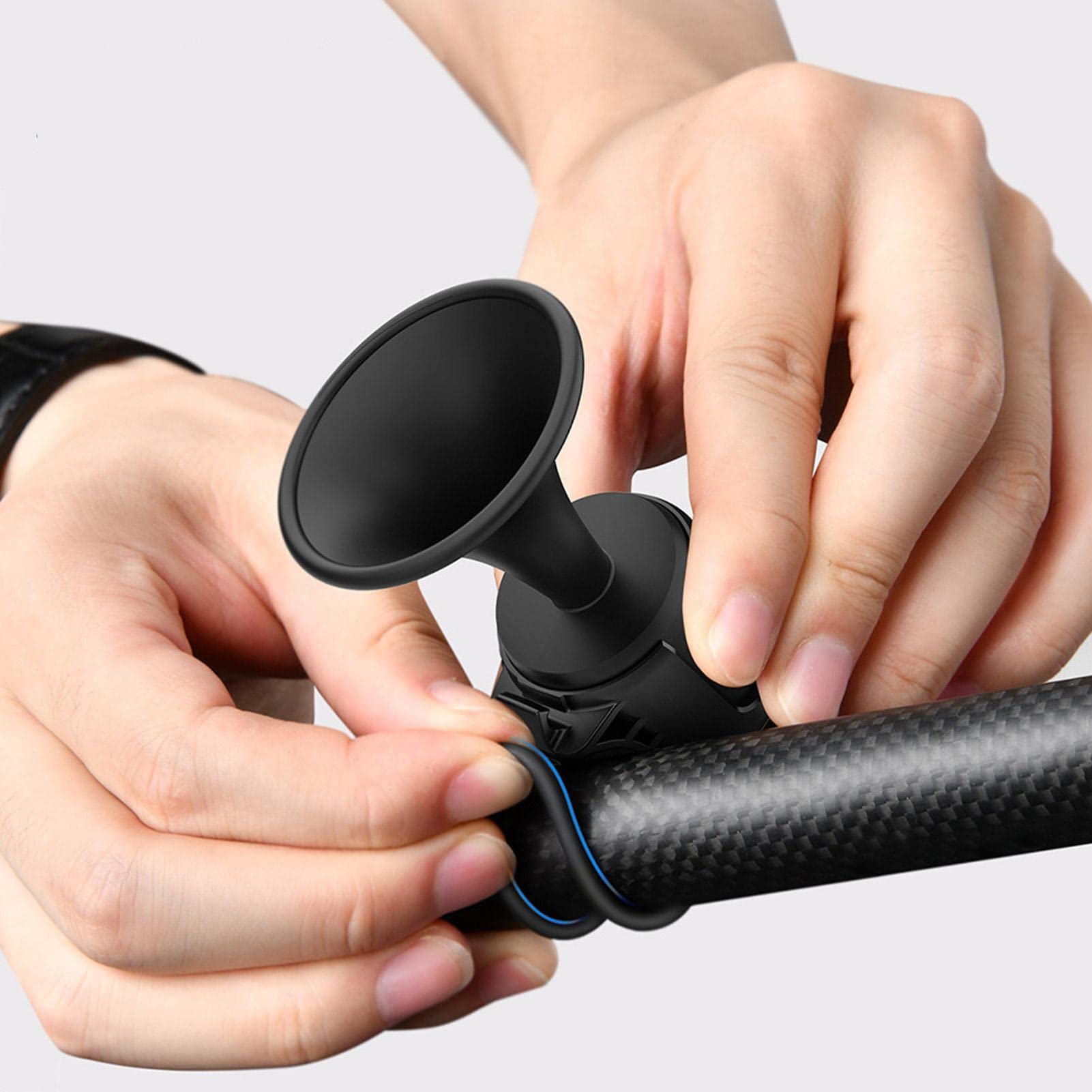 10 Accessoires pour vélo, Sonnette vélo électronique 120dB, Sonnette vélo électronique étanche IPX4, vélo électrique pour Adultes et Enfants, Cadeau Noël