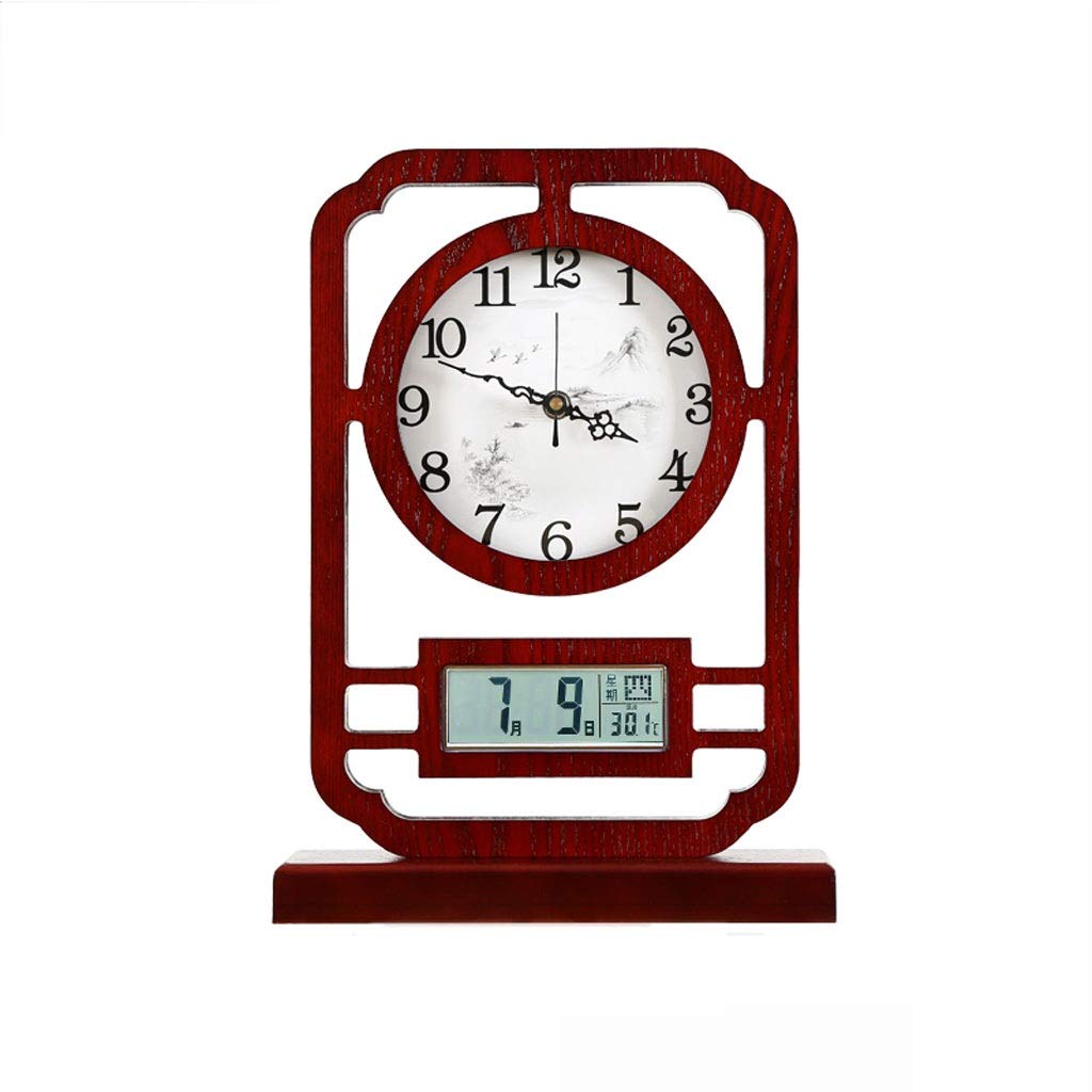Reloj de mesa decorativo y moderno con calendario para oficina y salon de moda