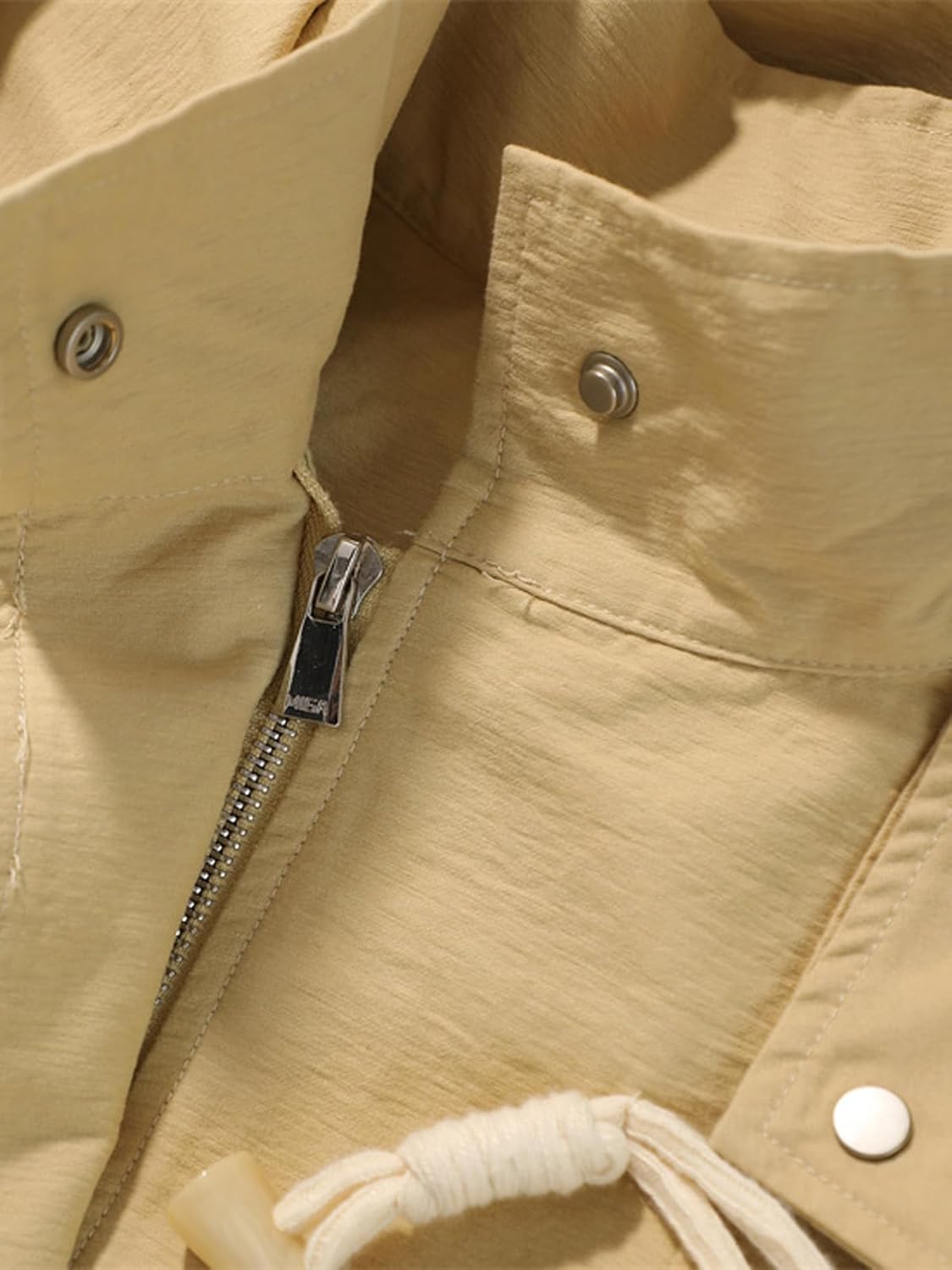 2026 Premium Girls Jacket, Toggle Coat with Stand Collar, Button Cuff Detail, Front Pockets - Image 4