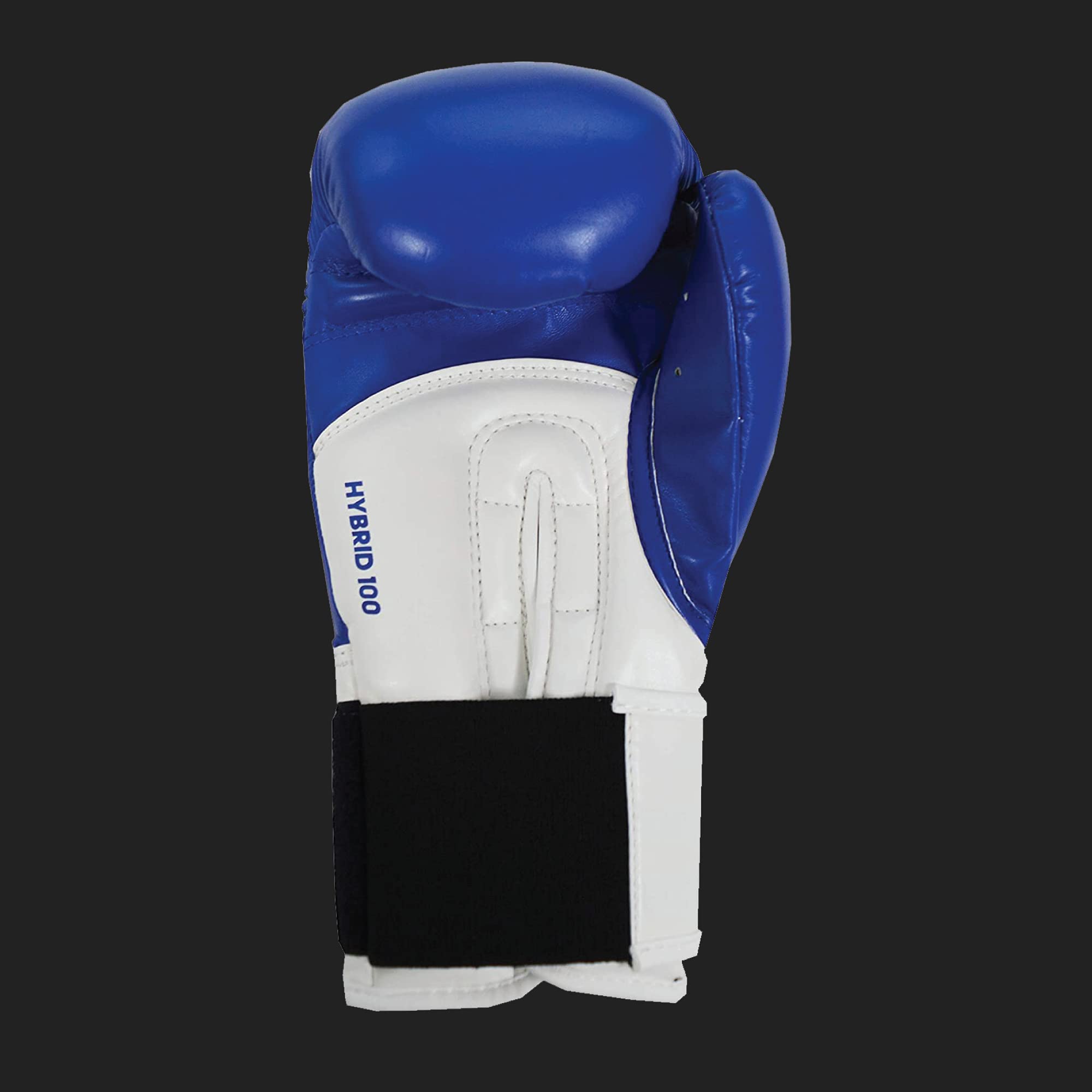 adidas Unisex's Boxing Gloves Men Women Kids Sparring Training Hybrid 100 6oz 8oz 10oz 12oz 14oz 16oz, Blue, 12 oz - Image 4