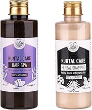 AMRUTAM Kuntal Care Hair Spa & Shampoo Combo | 2-in-1 Hair care bundle | With Eucalyptus oil, Triphala, Balchhad and Bhringraj | Promotes Hair Growth