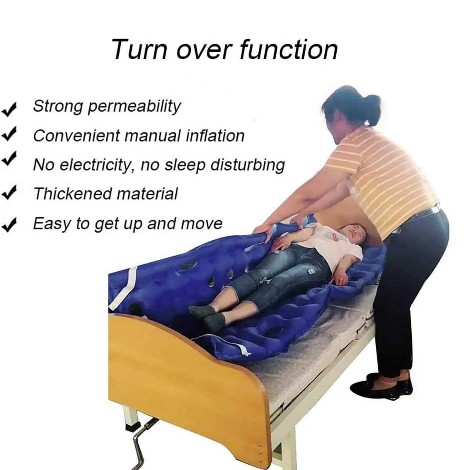 Colchón antiescaras para coxis transpirable plegable personas encamadas