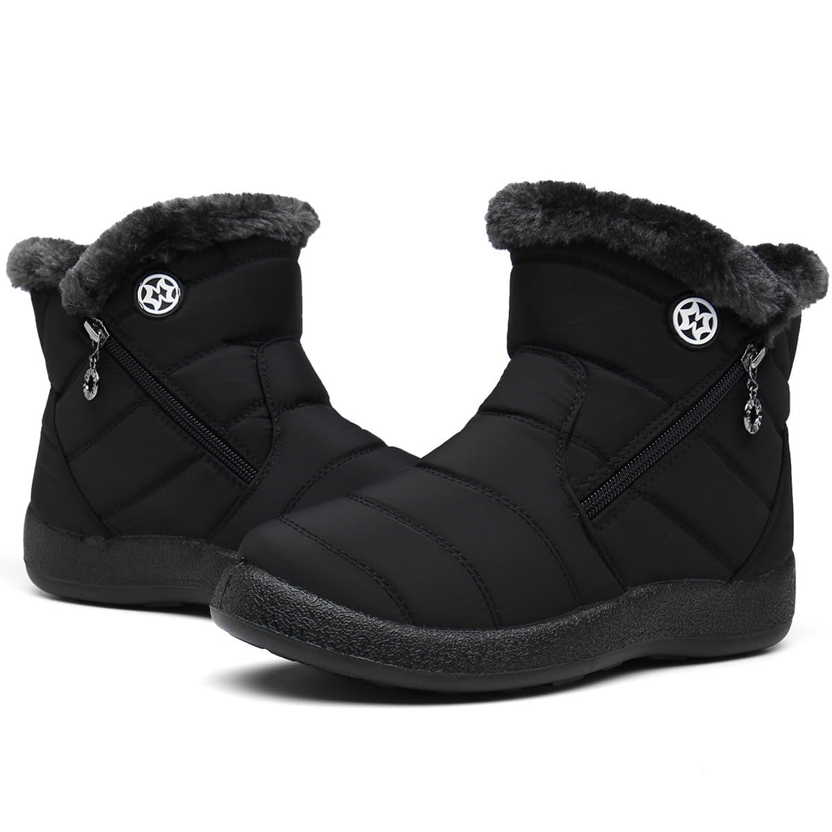 Botas Nieve Mujer Invierno Impermeable | Forradas Cálido,Antideslizante,con Cremallera,cómodo,Ultraligero botines,boots,para exterior