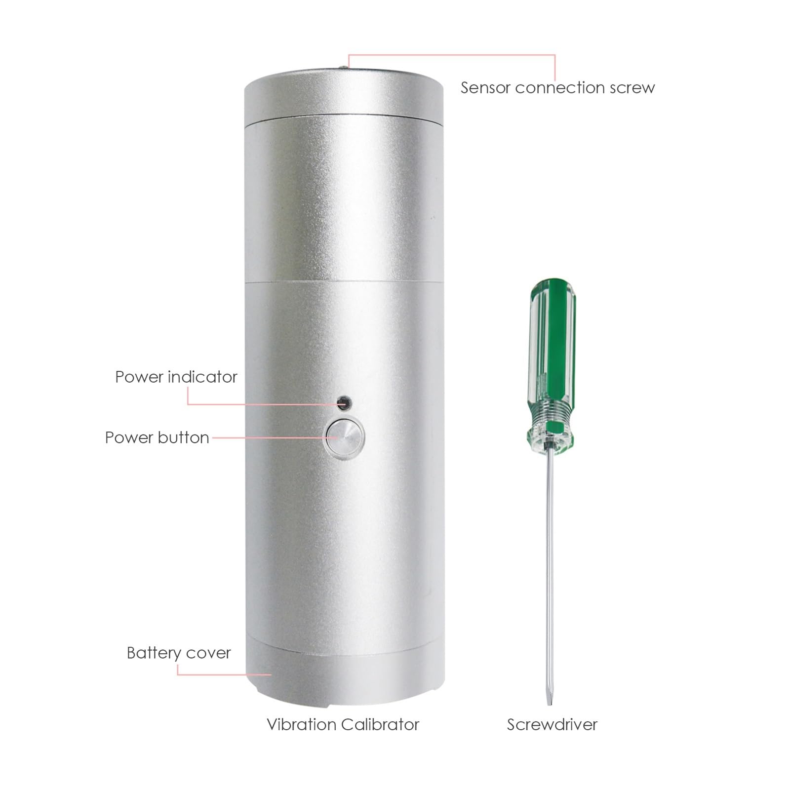 Vibrationsmesser Vibrationskalibrator Sensoren Messrät Tester Kalibrierung, Handheld Shaker Kalibrieren Überprüfung von Beschleunigungsmesser Genau messen