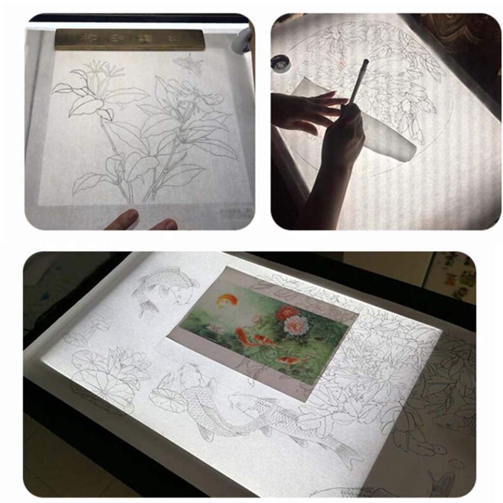Wmarking UK Tablette Lumineuse Magnétique, Ultra Mince Alimentation Luminosité Réglable Tablette De Dessin À LED Panneau Magnétique Acrylique Boîte À Lumière Dessin Pour Dessin, Calligraphie, Sérigr