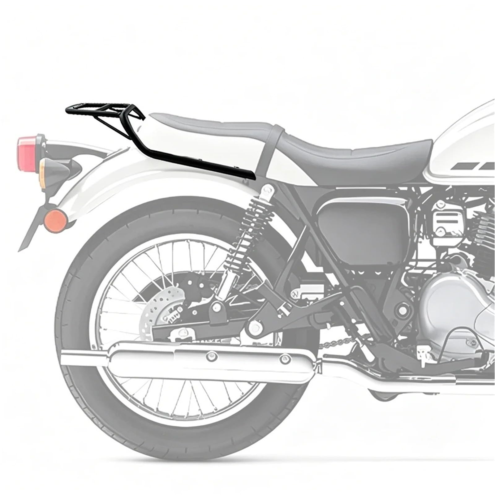 Für W230 Für Meguro S1 2025 2026 Gepäckträgerhalter