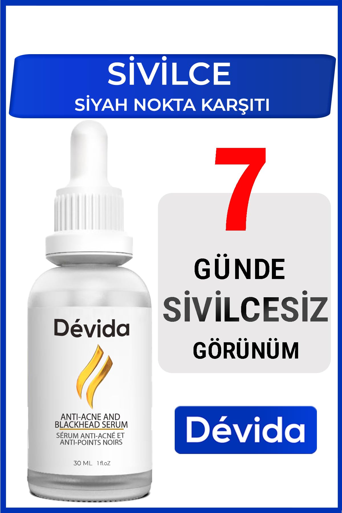 Sivilce Karşıtı Siyah Nokta,Akne Giderici Sérum Elixir Series A260