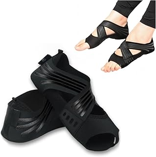 【2024年改良モデル】コアウォークサポーター フットサポーター サポーター 扁平足 サポーター フット 土踏まず サポーター ウォーク サポーター 外反母趾 ソックス 足裏アーチ サポーター ヨガソックス 土踏まず サポーター 東京バレエ団 (ブラック,S)