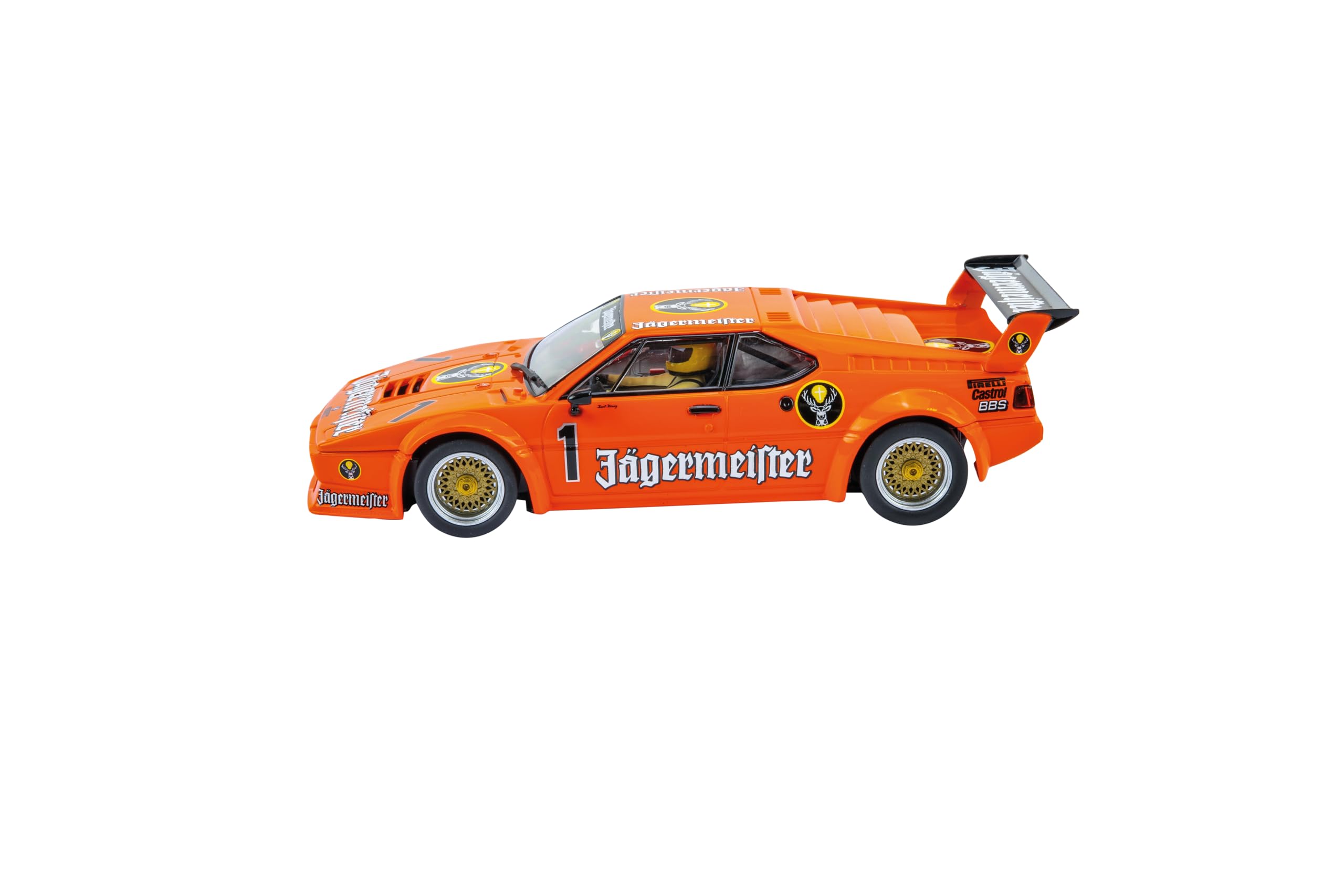 Carrera Digital132 I BMW M1 Procar 'Jägermeister Racing Team, No.1' I Auto Digital 132 Rennbahn | Front-, Rück- und Bremslicht | Original BMW Lizenz | Maßstab 1:32 | Ab 8 Jahren