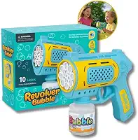 Lança Bolha de Sabão Automática Luz LED Pistola Máquina de Bolhas Brinquedo de Verão para Presente Dia das Crianças Aniversário Casamento Festa