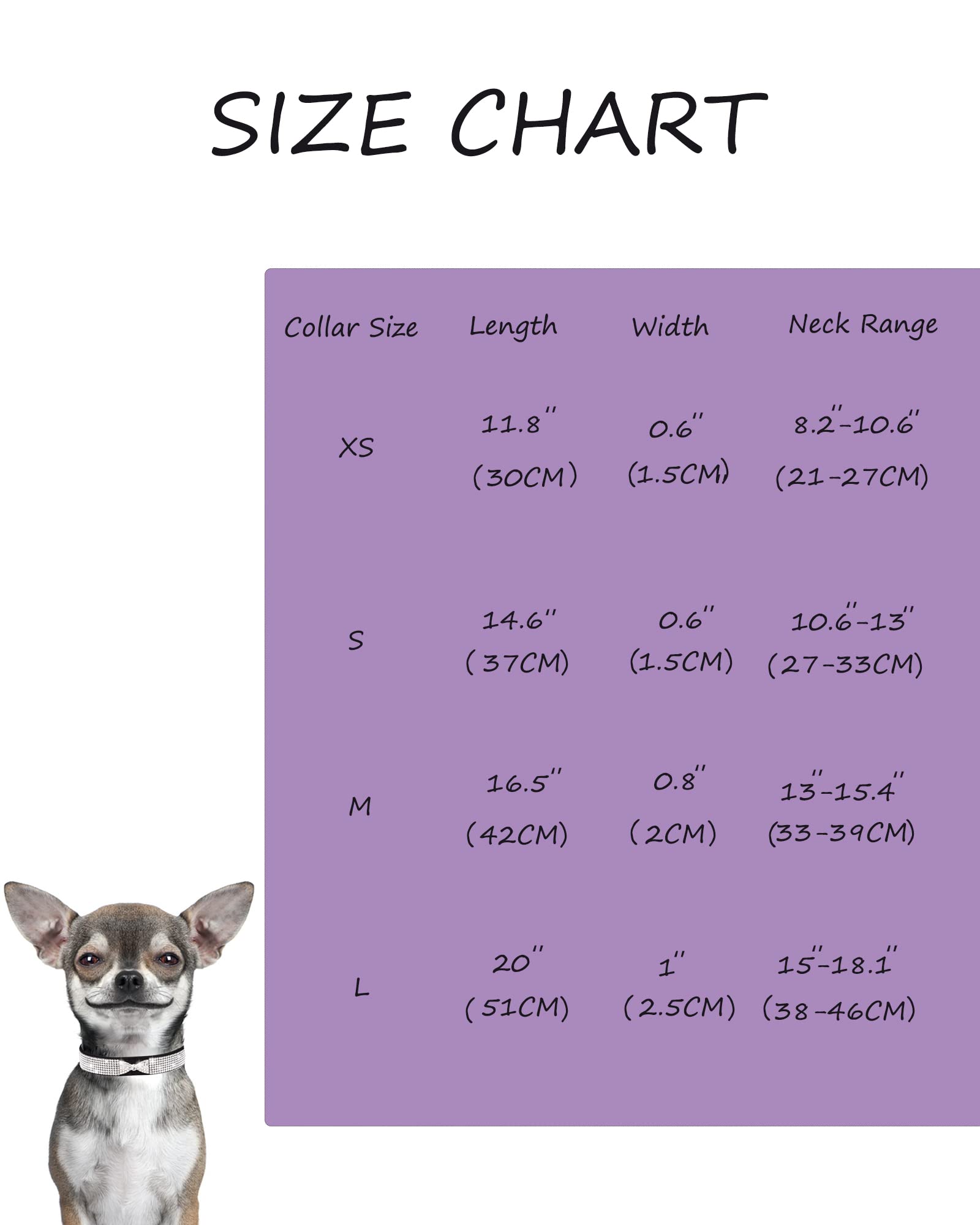 Hundehalsband für kleine Hunde, Verstellbares Leder Wildleder Bling Hundehalsbänder, Rosa Hundehalsband Katzenhalsband, Strass Hundehalsband (XS, lila4)